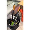 Image 1 : BAG WITH LIMB LOPPER, AXE, WALLETS, NIKON FILM CAMERA & MORE