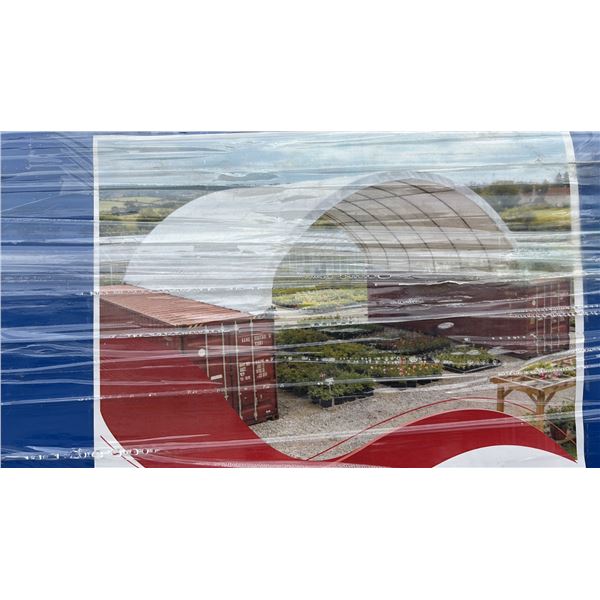 *NEW* 4040 PEAK ROOF CONTAINER SHELTER - 40FT X 40FT X 12FT