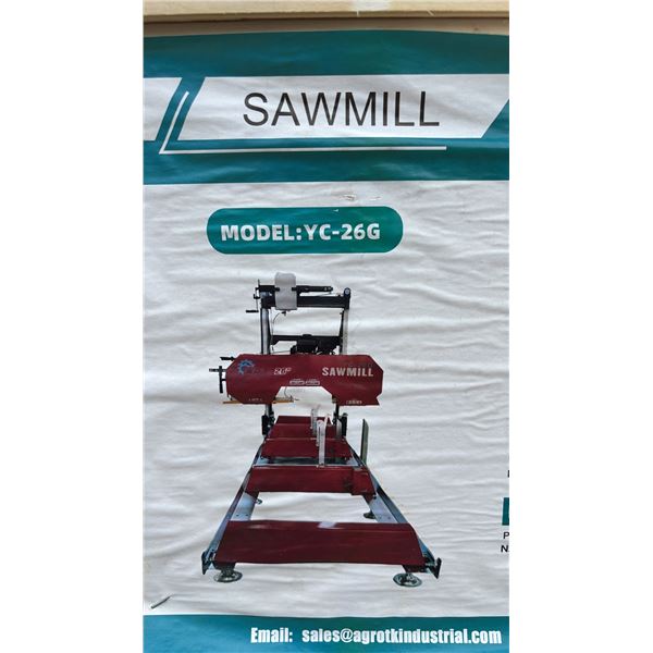 *NEW* AGT INDUSTRIAL YC-26G GAS POWERED SAWMILL -