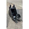 Image 2 : *NEW* AGT INDUSTRIAL MINI SKID STEER 200MM BUCKET ATTACHMENT 12EX-D08