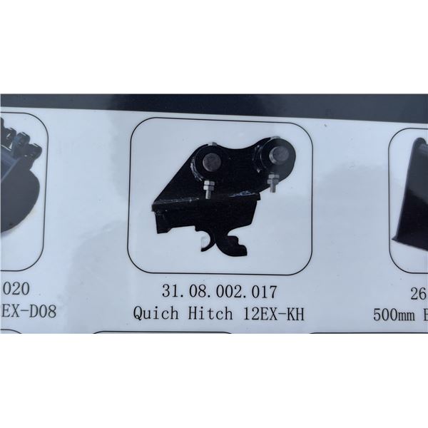 *NEW* AGT INDUSTRIAL MINI SKID STEER QUICK HITCH ATTACHMENT 12EX-KH