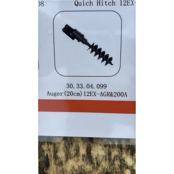 *NEW* AGT INDUSTRIAL MINI SKID STEER AUGER ATTACHMENT 12EX-AGR&200A