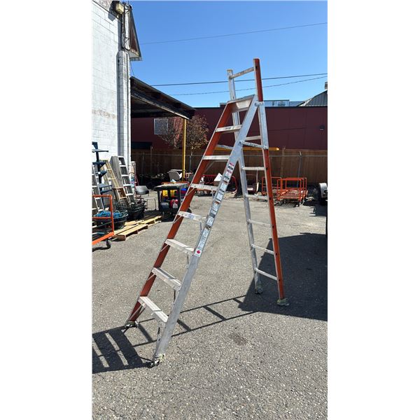 ALL RIGHT ALUMINUM MULTI-WAY 8' STEP LADDER