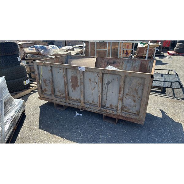 METAL DUMP HOPPER 6' X 3'
