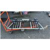 Image 1 : HEADACHE RACK WITH ATTACHED TRAFFIC CONTROL LIGHTING