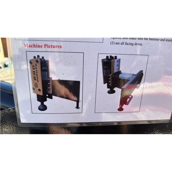 *NEW* AGT INDUSTRIAL PD680-PZ SKID STEER DROP HAMMER ATTACHMENT - 475 KG LOAD CAPACITY