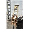 Image 2 : 6' WOOD STEP LADDER & 3' WOOD STEP LADDER