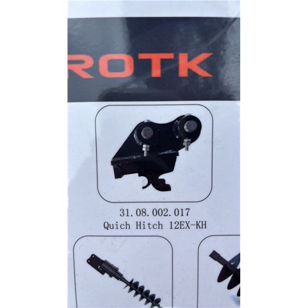 *NEW* AGT INDUSTRIAL MINI SKID STEER QUICK HITCH ATTACHMENT 12EX-KH