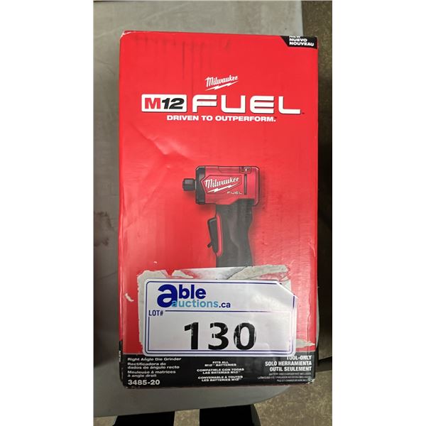 MILWAUKEE RIGHT ANGLE DIE GRINDER