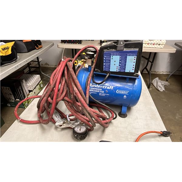 MASTERCRAFT PORTABLE ELECTRIC AIR COMPRESSOR