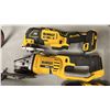 Image 3 : DEWALT CORDLESS DRILL, (2) DEWALT CORDLESS ANGLE GRINDERS  & (4) ASSTD BATTERIES
