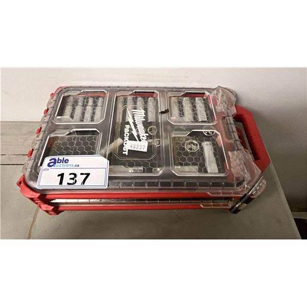 (2) MILWAUKEE PACKOUT TOOL BOXES WITH CONTENTS