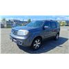 Image 2 : 2015 HONDA PILOT TOURING, 4 DOOR STATION WAGON, GREY, VIN 5FNYF4H91FB504093,