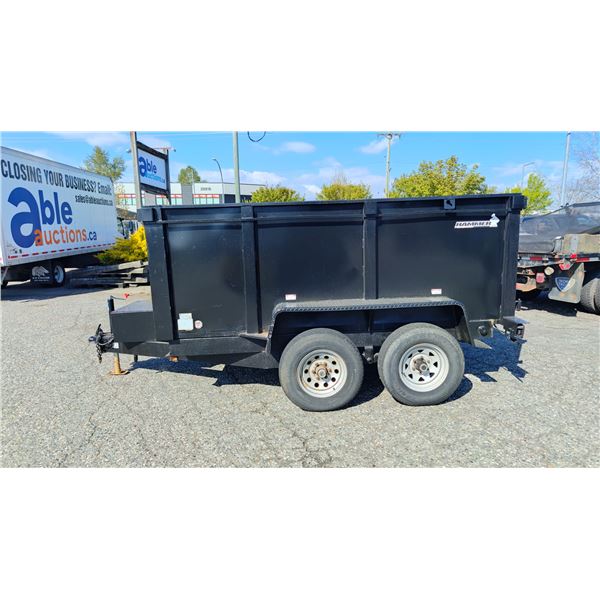 2007 PACE AMERICAN BOX TRAILER, BLACK, VIN 4P2FB10287U081945,