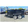 Image 1 : 2007 PACE AMERICAN BOX TRAILER, BLACK, VIN 4P2FB10287U081945,