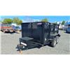 Image 2 : 2007 PACE AMERICAN BOX TRAILER, BLACK, VIN 4P2FB10287U081945,