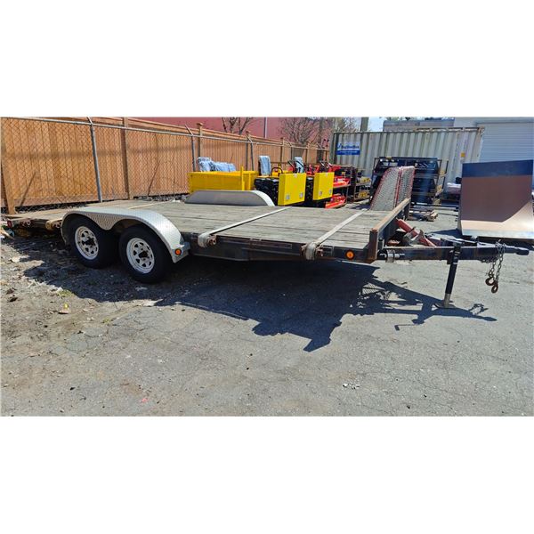 2004 PJ TRAILER, FLAT DECK, BLACK, VIN 4P5CH182542056159