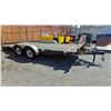 Image 1 : 2004 PJ TRAILER, FLAT DECK, BLACK, VIN 4P5CH182542056159