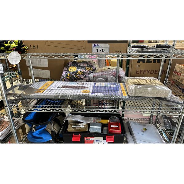 *NEW* BARTNELLI BY RORETS STEAM IRONING BOARD & SILK & SNOW QUEEN SIZE COTTON DUVET COVER