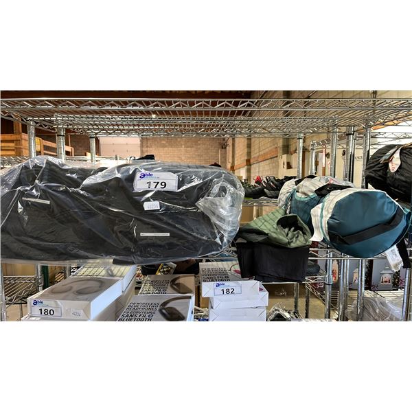 18 PAIRS OF NEW WITH TAGS SWS LUXE FLEECE ULTRA BAGGY BLACK  JOGGING PANTS: ASSORTED SIZES,