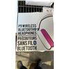 Image 2 : *NEW IN BOX* (5) P9 PINK & WHITE WIRELESS BLUETOOTH HEADPHONES