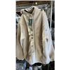 Image 2 : *NEW WITH TAGS* (2) TENTREE BEIGE FLEECE JACKETS: SIZE S & XXL