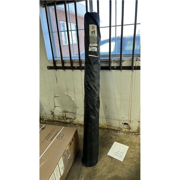 YO GORILLA MATS PREMIUM LARGE BLACK YOGA MAT: 9' X 6' X 8MM