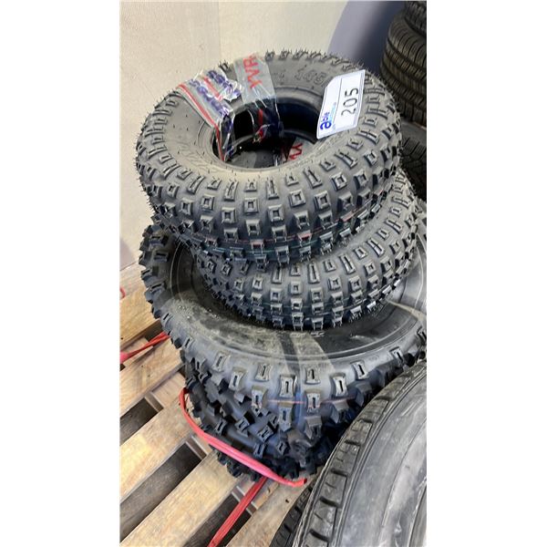 *NEW* (4) ASSORTED ATV TIRES: **$6.50 PER TIRE ECO LEVY FEE WILL BE CHARGED**