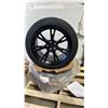 Image 3 : *NEW* (2) MICHELIN X ICE SNOW 255/45 R19 TIRES WITH 5 BOLT METAL RIMS: **$6.50 PER TIRE ECO LEVY FEE