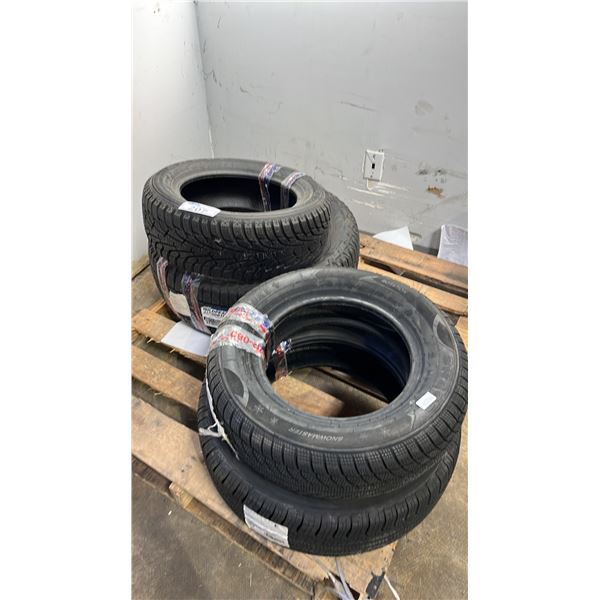 *NEW* (4) ASSORTED TIRES: **$6.50 PER TIRE ECO LEVY WILL BE CHARGED**