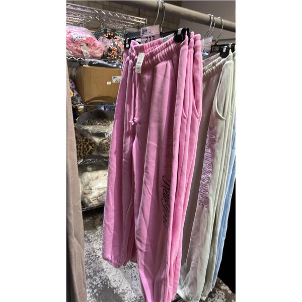 *NEW WITH TAGS & SECURITY TAGS* (3) PAIRS OF PINK AEROPOSTALE JOGGING PANTS: SIZE S