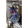 Image 2 : SHELF OF BATTERY OPERATED SNOW LANTERNS, HIGHLAND COW WELCOME STATUE, DRAGON STATUE & MORE