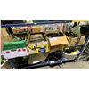 Image 1 : SHELF OF FIBER OPTIC TERMINAL BOXES, ELECTRICAL CABLE, WIRING CONNECTORS & MORE