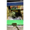 Image 2 : SHELF OF FIBER OPTIC TERMINAL BOXES, ELECTRICAL CABLE, WIRING CONNECTORS & MORE