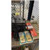 Image 7 : SHELF OF ASSTD RATCHET WRENCHES, CHISELS, HAMMERS, SHOPMATE SANDER, CLASS A FIRE EXTINGUISHER & MORE