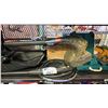 Image 3 : SHELF OF ASSTD TOOLS: TORO ELECTRIC TRIMMER, PRESSURE WASHER WAND, MAKITA CORDLESS DRILL & MORE