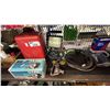 Image 3 : SHELF OF ASSTD SPRAY PAINT, WATER PUMP, WORK LIGHTS, SPARK PLUG WIRE SET & MORE