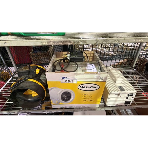 HID LAMP BALLAST, CAN-FAN MAX-FAN 12 & CAN-FAN MAX-FAN PRO SERIES