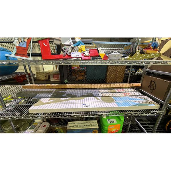 SHELF OF ASSORTED NEW MINI BLINDS