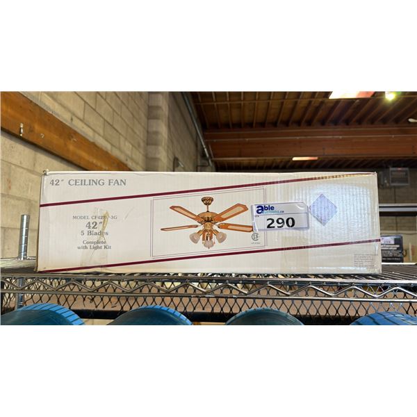 HOME STYLES 42" CEILING FAN IN BOX