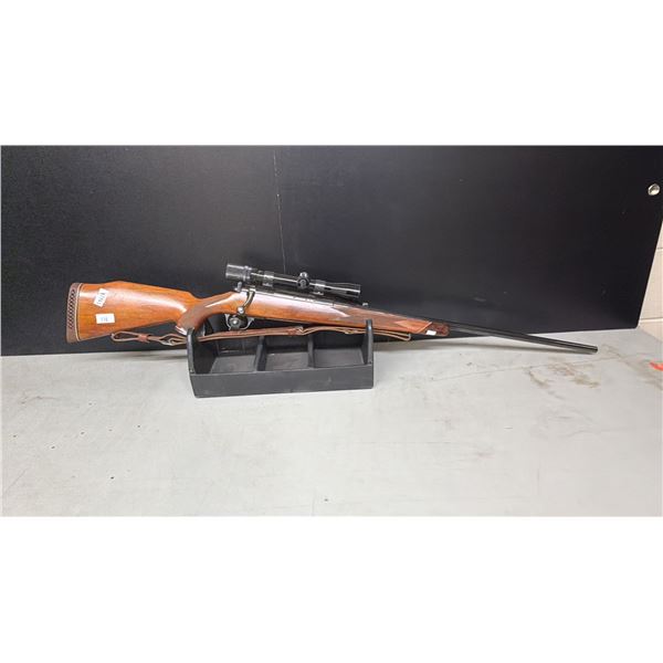 SCHULTZ & PARSEN 7MM REM MAGNUM BOLT ACTION RIFLE WITH BUSHNELL SCOPE