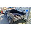 Image 4 : BOBCAT 2100 SIDE BY SIDE DUMP CART WITH KEYS, 2" TRAILER HITCH *MISSING ENGINE PARTS, UNKNOWN