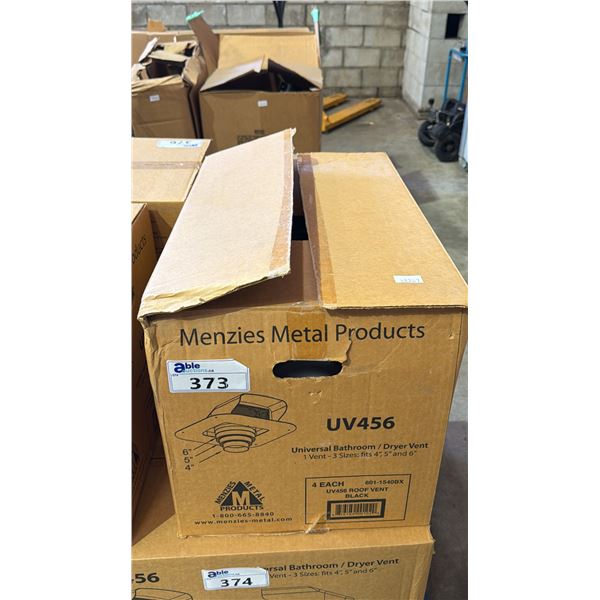 MENZIES METAL PRODUCTS UV456 UNIVERSAL BATHROOM/DRYER VENT