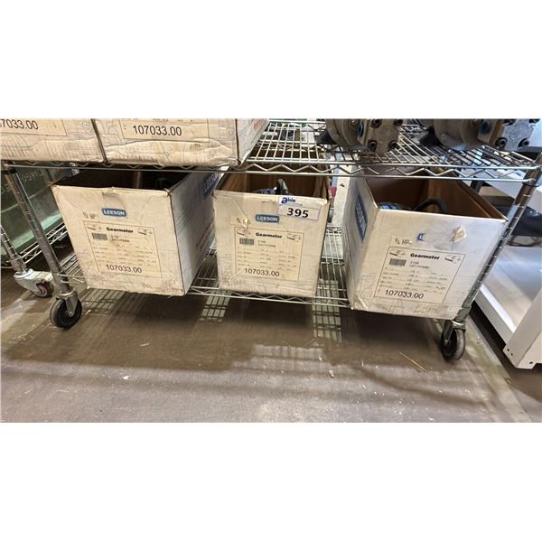 (3) LEESON A.C. GEAR MOTORS