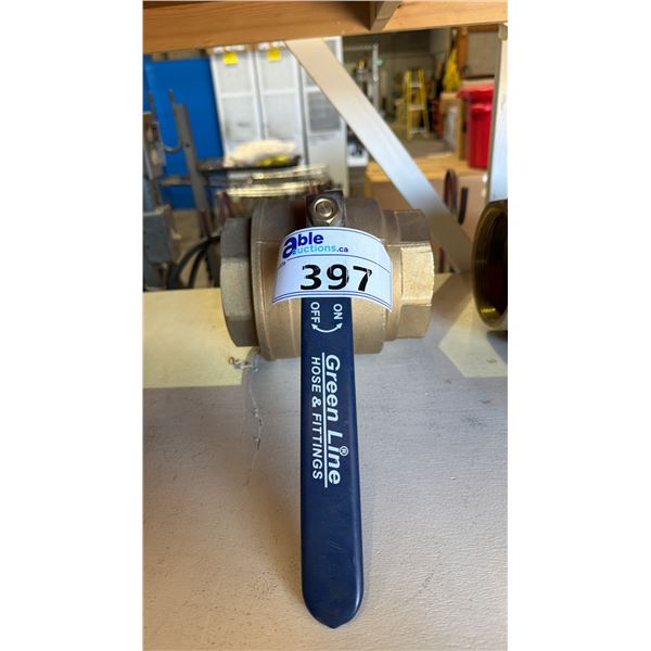GREEN LINE INDUSTRIAL BRASS BALL VALVE