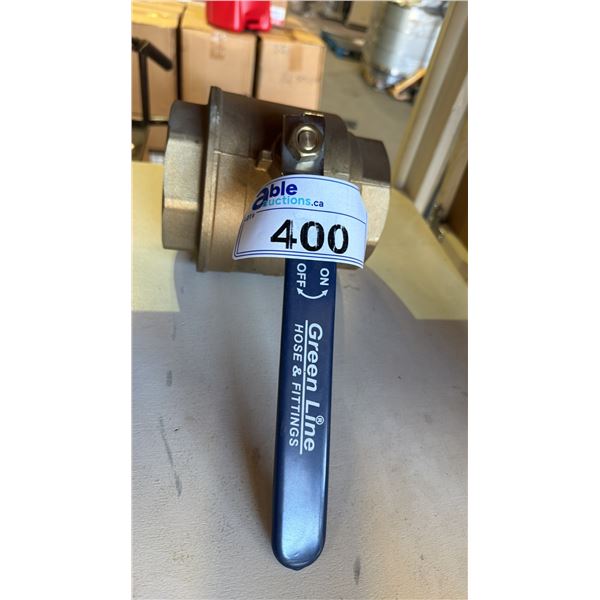 GREEN LINE INDUSTRIAL BRASS BALL VALVE