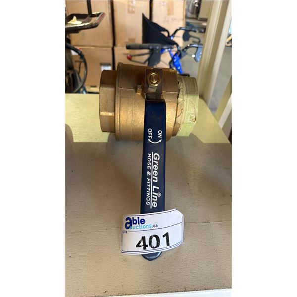 GREEN LINE INDUSTRIAL BRASS BALL VALVE