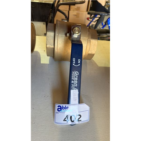 GREEN LINE INDUSTRIAL BRASS BALL VALVE