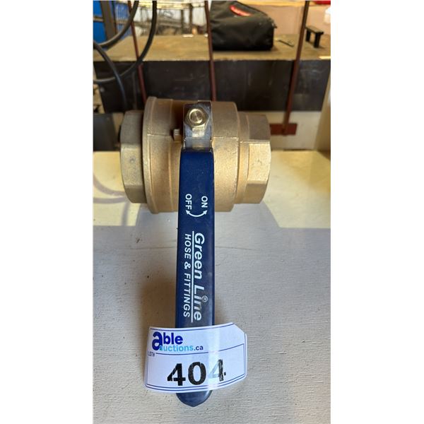 GREEN LINE INDUSTRIAL BRASS BALL VALVE
