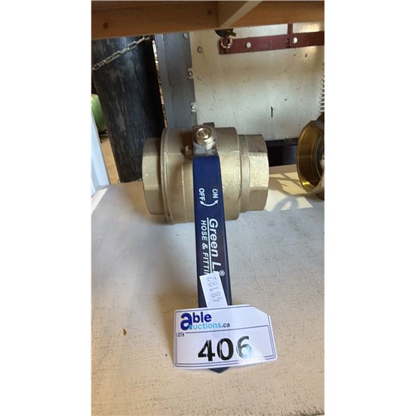 GREEN LINE INDUSTRIAL BRASS BALL VALVE